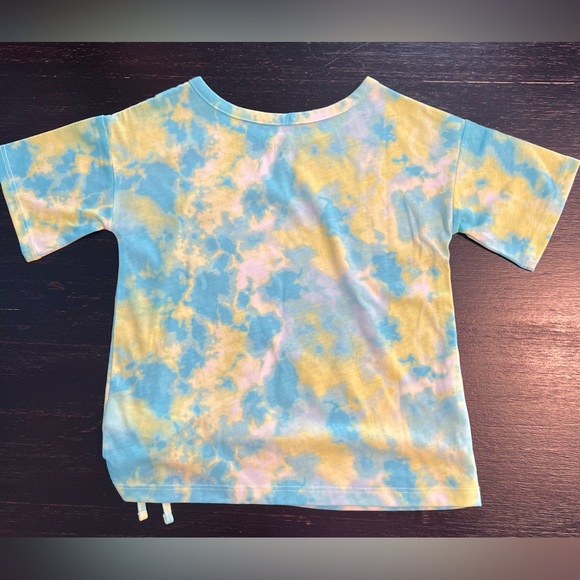 Girls Tie Dye Tie-Front Top XS - Picture 3 of 4